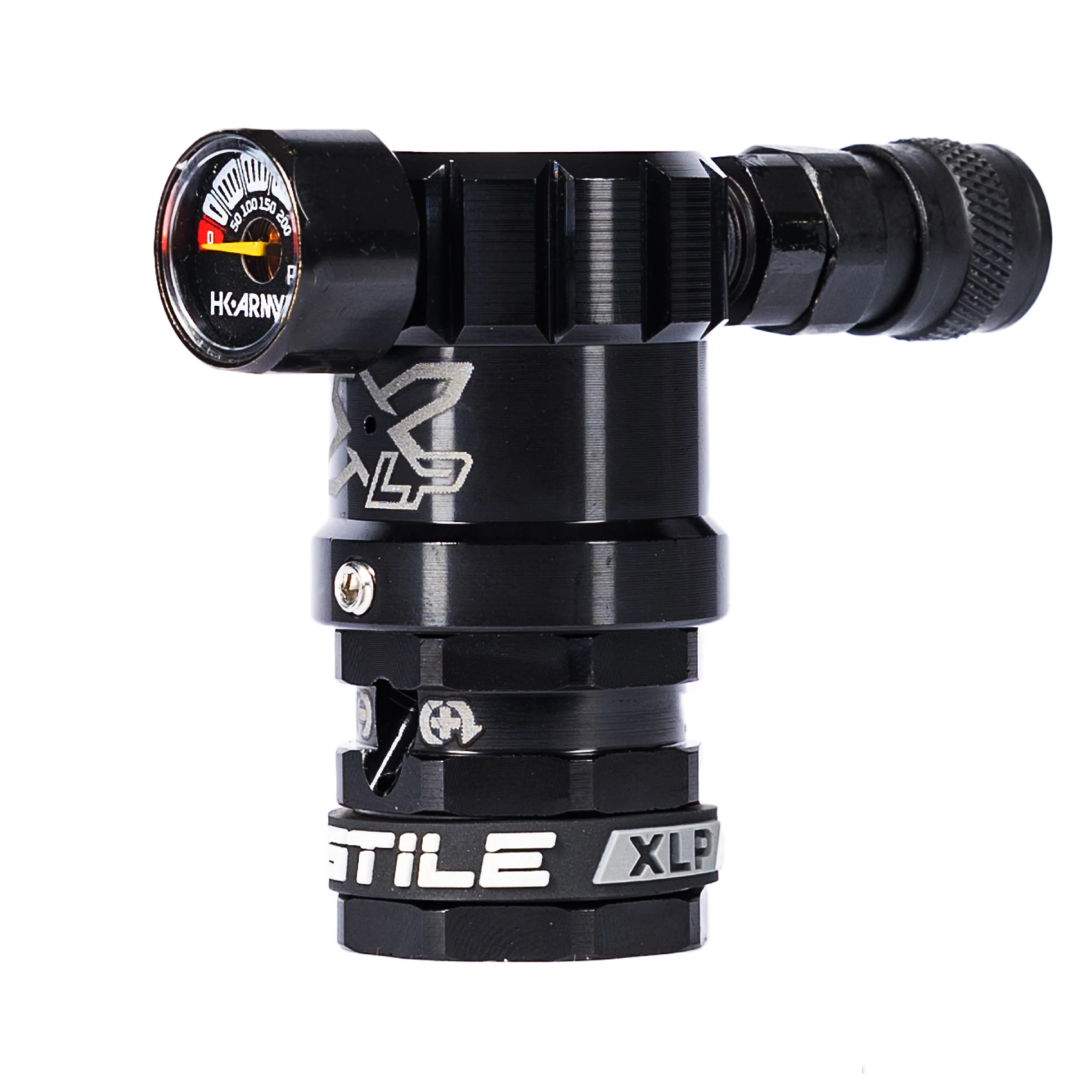 HK ARMY - Hostile XLP Regulator - Side Port Quick-Disconnect - Black