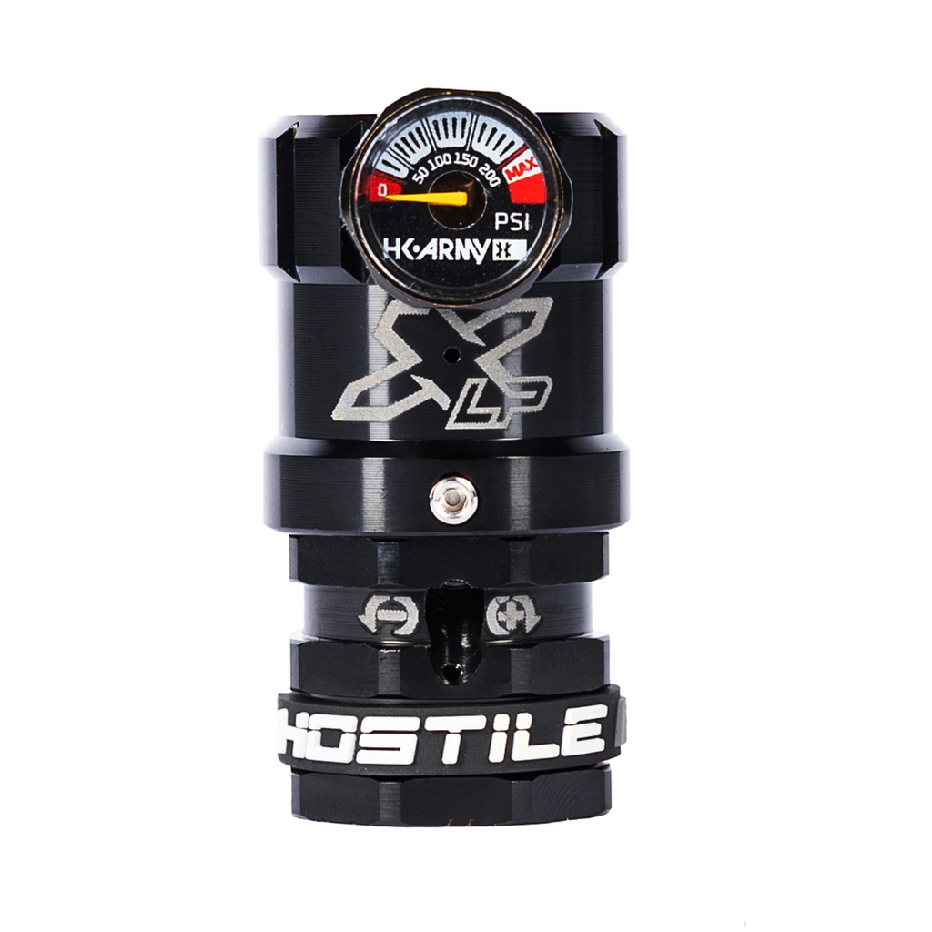 HK ARMY - Hostile XLP Regulator - Side Port Quick-Disconnect - Black