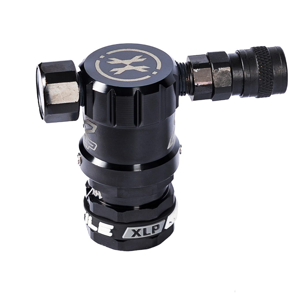 HK ARMY - Hostile XLP Regulator - Side Port Quick-Disconnect - Black