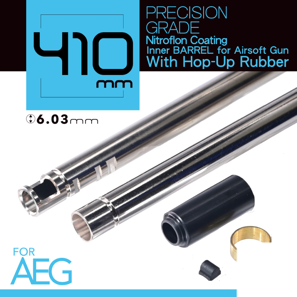 Unicorn Airsoft 6.03 NITROFLON Coated Brass Inner Barrel for AEG Rifle (410mm)