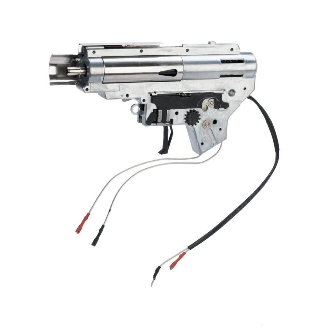 APS "Silver Edge" 8mm Ver.2 Airsoft AEG Gearbox (Type: Rear Wired/Ambidextrous)
