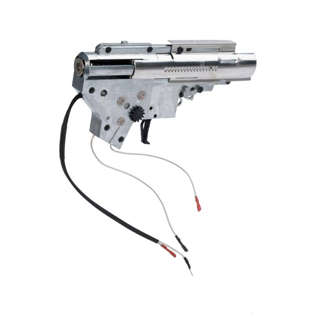 APS "Silver Edge" 8mm Ver.2 Airsoft AEG Gearbox (Type: Rear Wired/Ambidextrous)