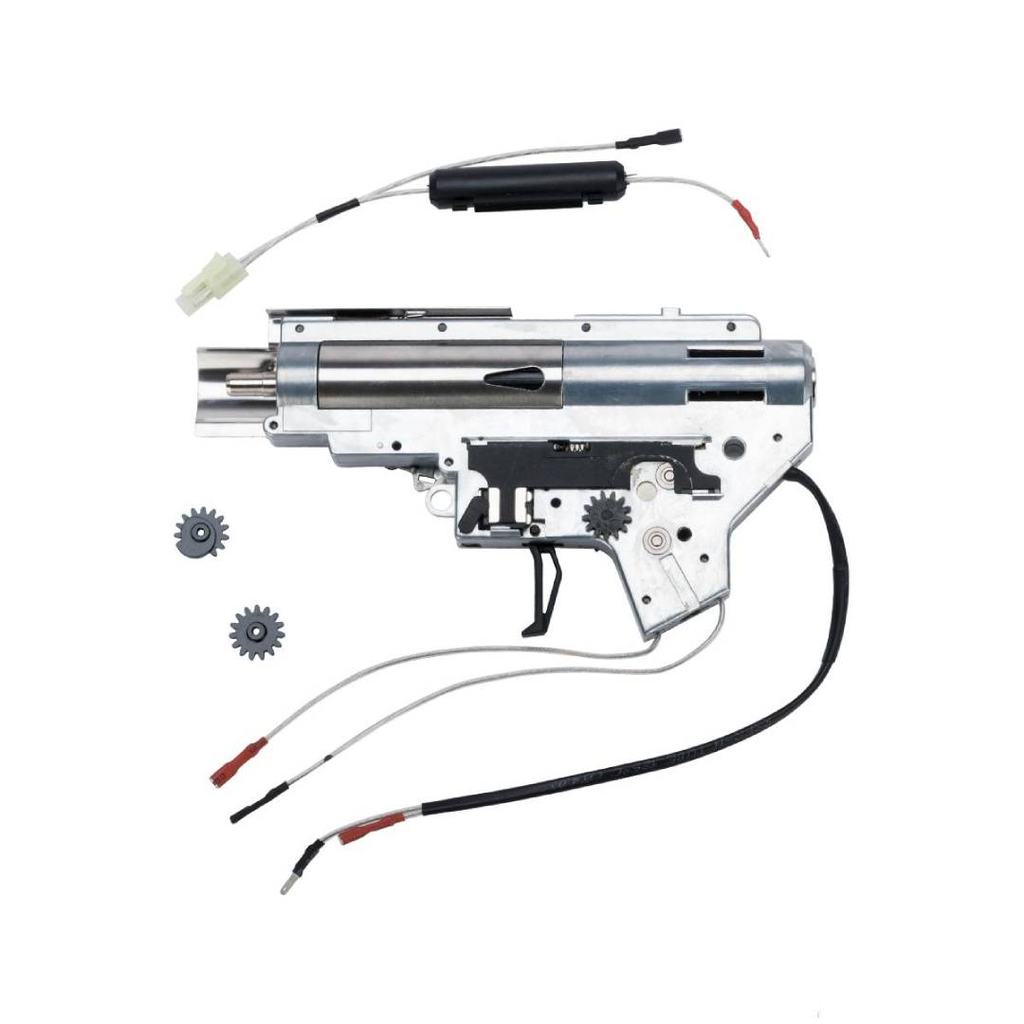 APS "Silver Edge" 8mm Ver.2 Airsoft AEG Gearbox (Type: Rear Wired/Ambidextrous)