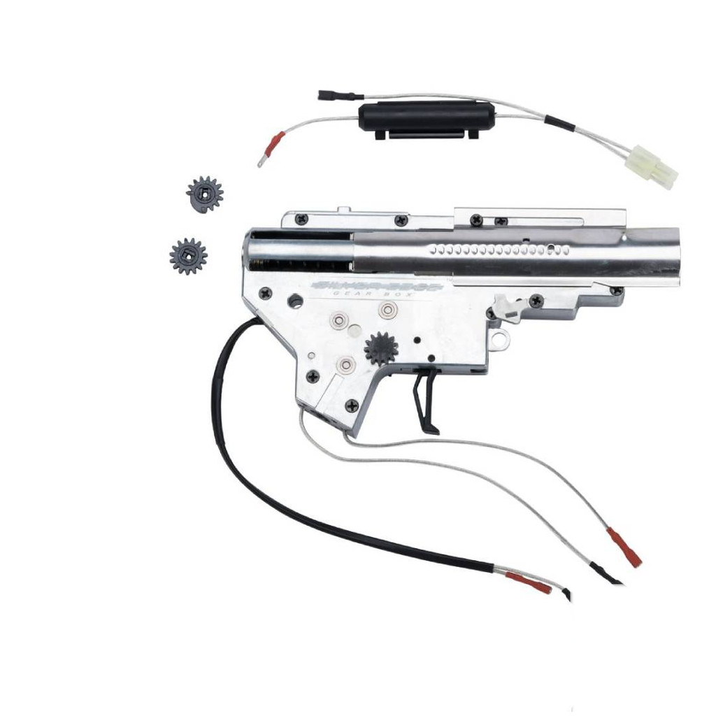 APS "Silver Edge" 8mm Ver.2 Airsoft AEG Gearbox (Type: Rear Wired/Ambidextrous)