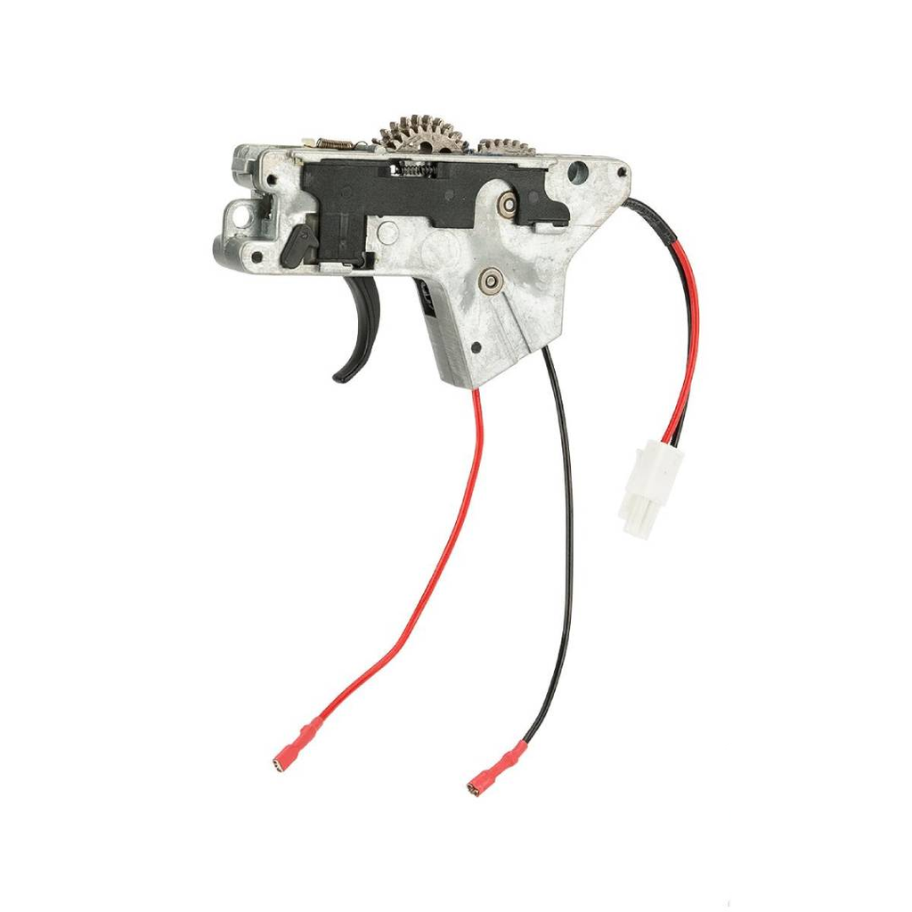 ICS M4 Complete Lower Gear Box w/ Wiring Gears and Trigger Assembly-Rear Wiring