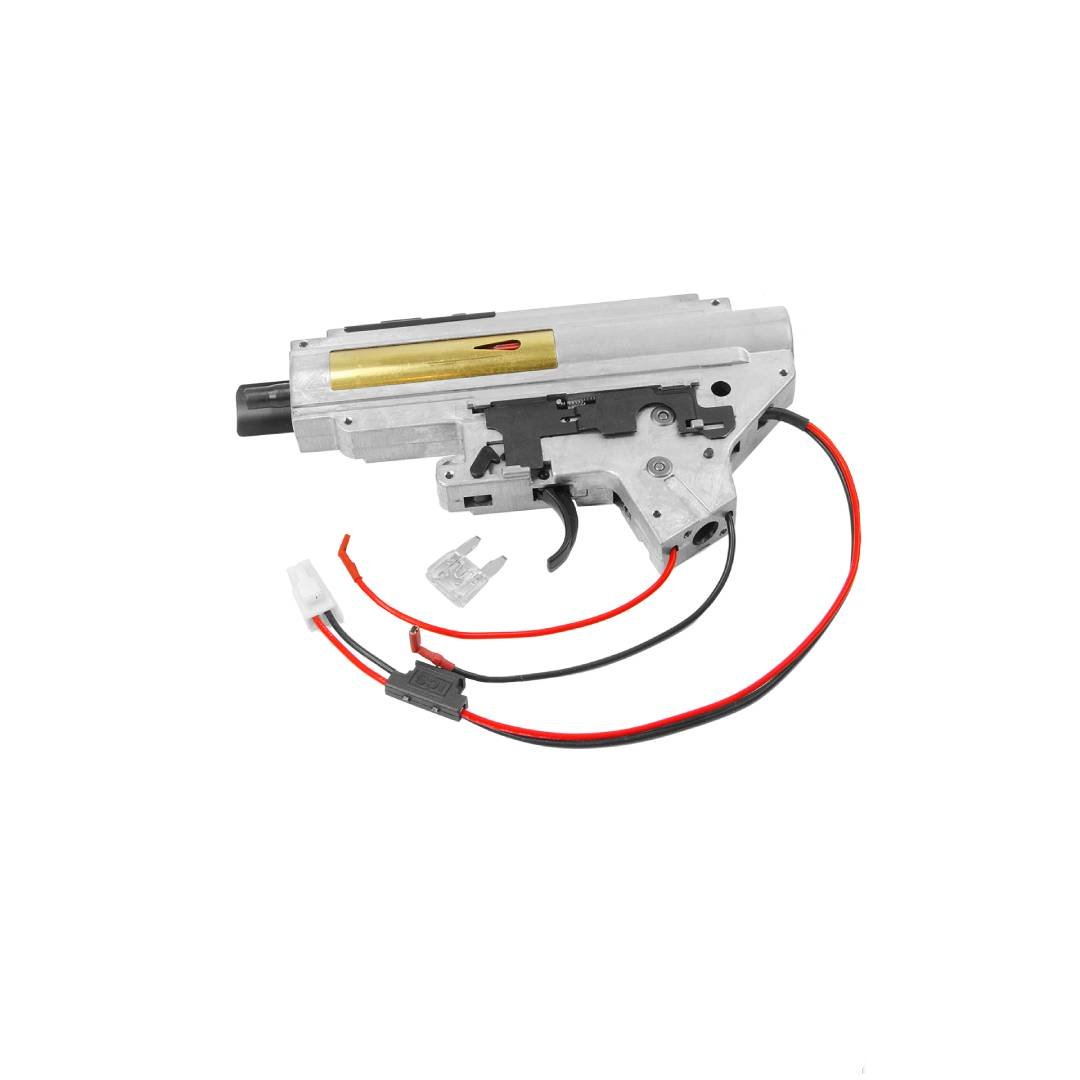 ICS UK1 Complete Integrated Gearbox for ICS EBB M4 Airsoft AEGs - Rear Wired