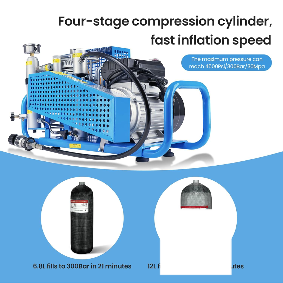 TUXING 4500Psi 300Bar High Pressure Compressor