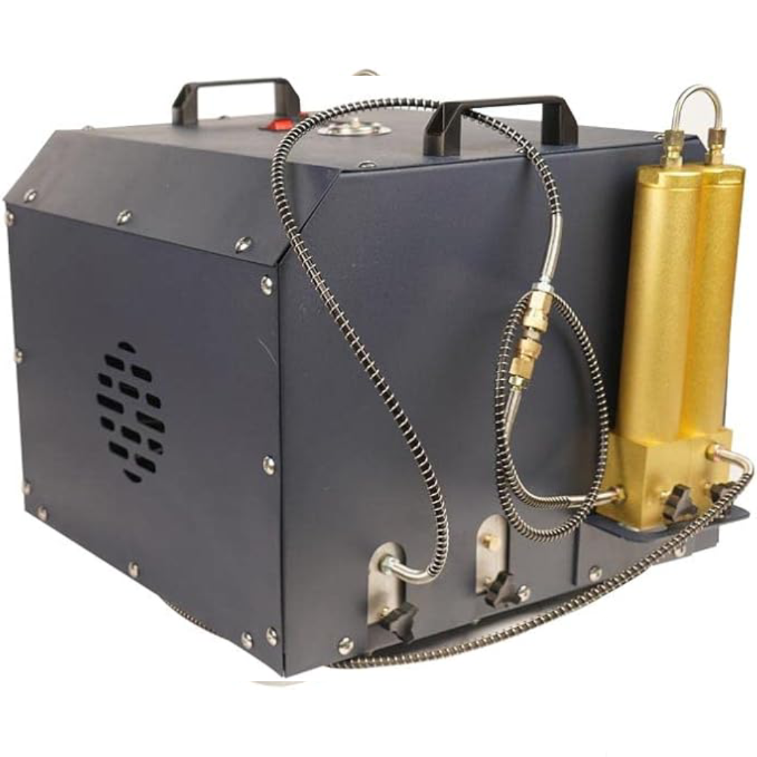 PCP Air Compressor Double Cylinder 4500PSI, High Pressure Electric Compressor