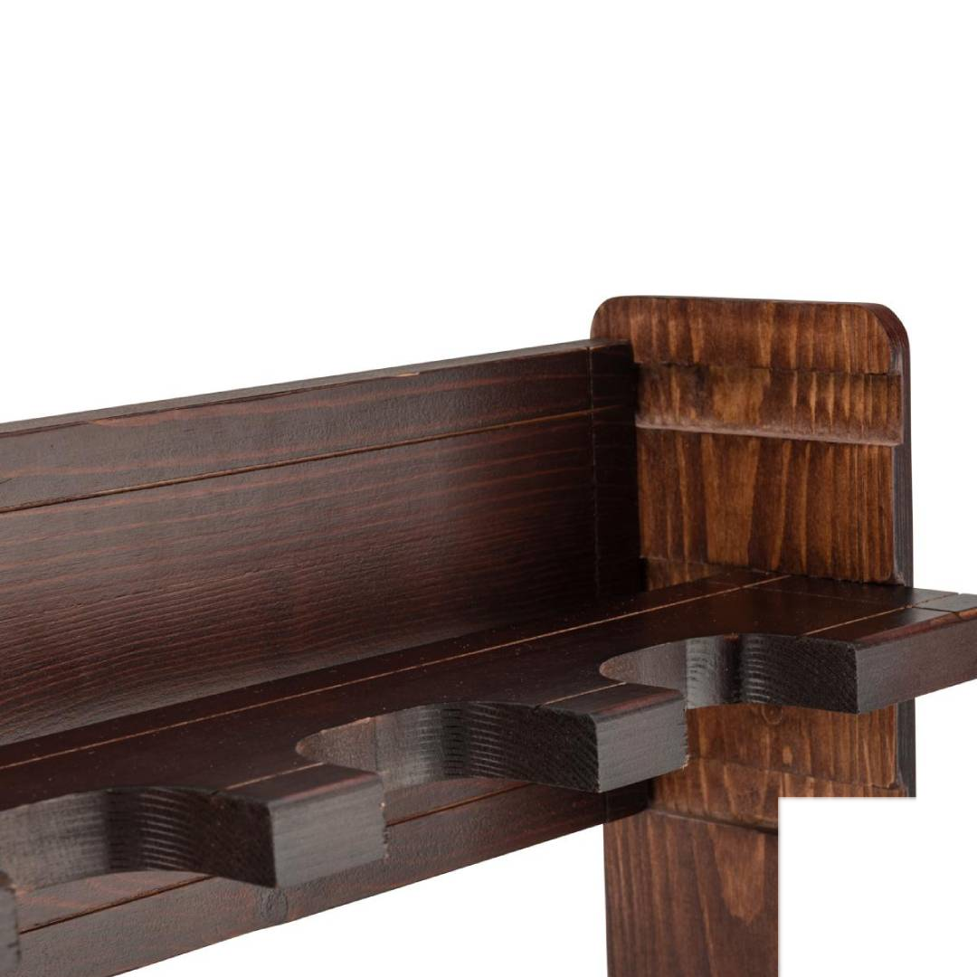 Evike x King Arms Adjustable Deluxe Real Wood Gun Rack
