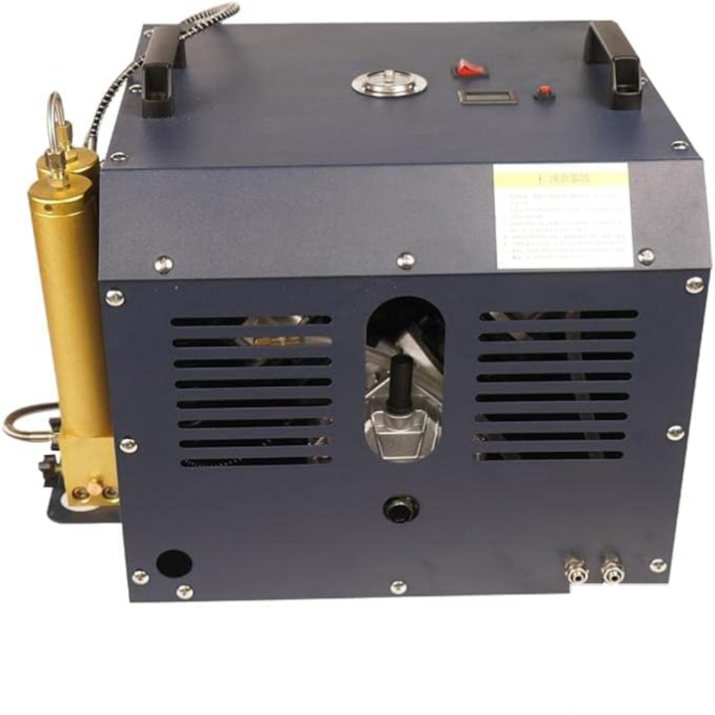 PCP Air Compressor Double Cylinder 4500PSI, High Pressure Electric Compressor
