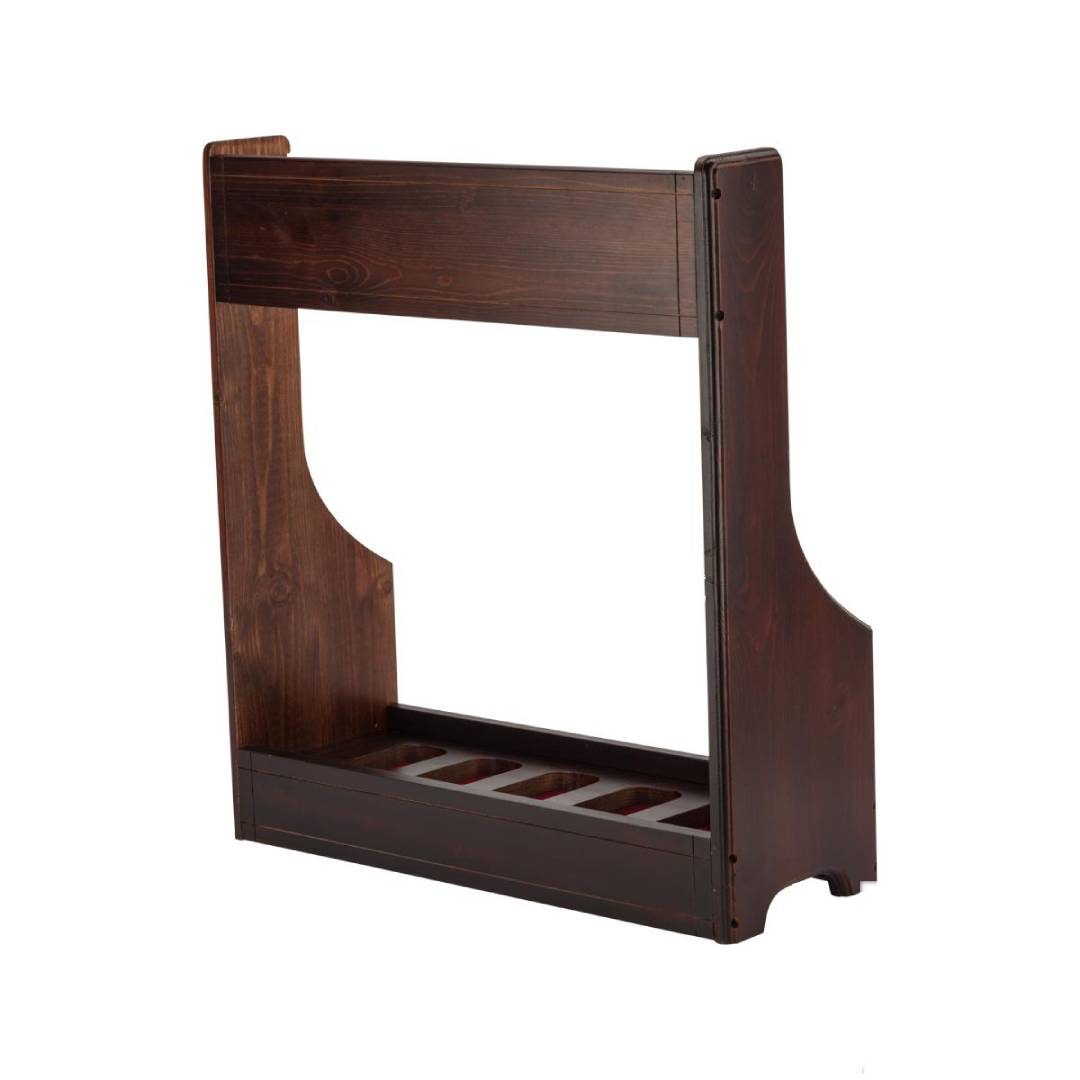 Evike x King Arms Adjustable Deluxe Real Wood Gun Rack