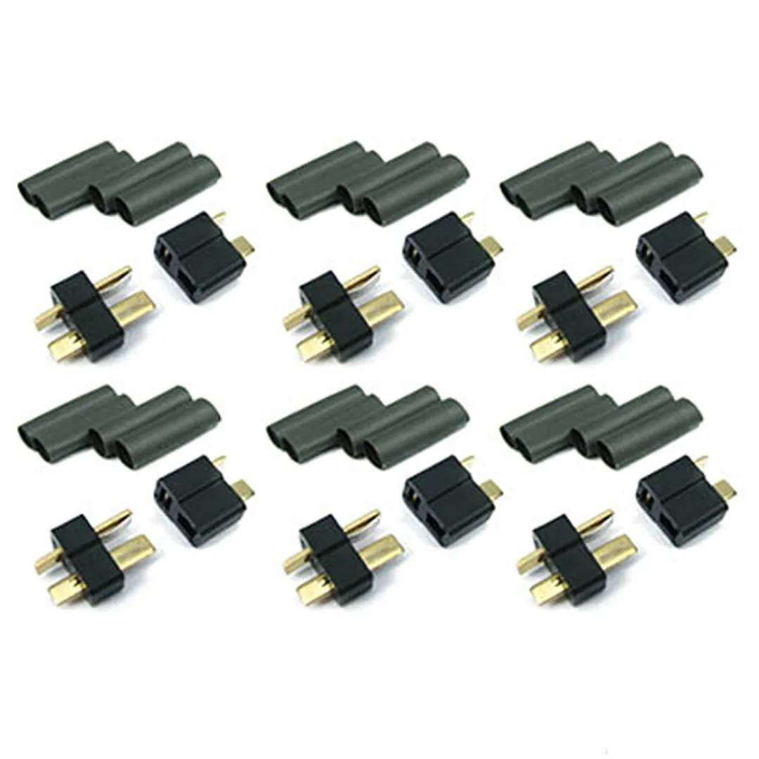 King Arms Large T-Type Battery Plug (6 Pcs Bulk Pack)