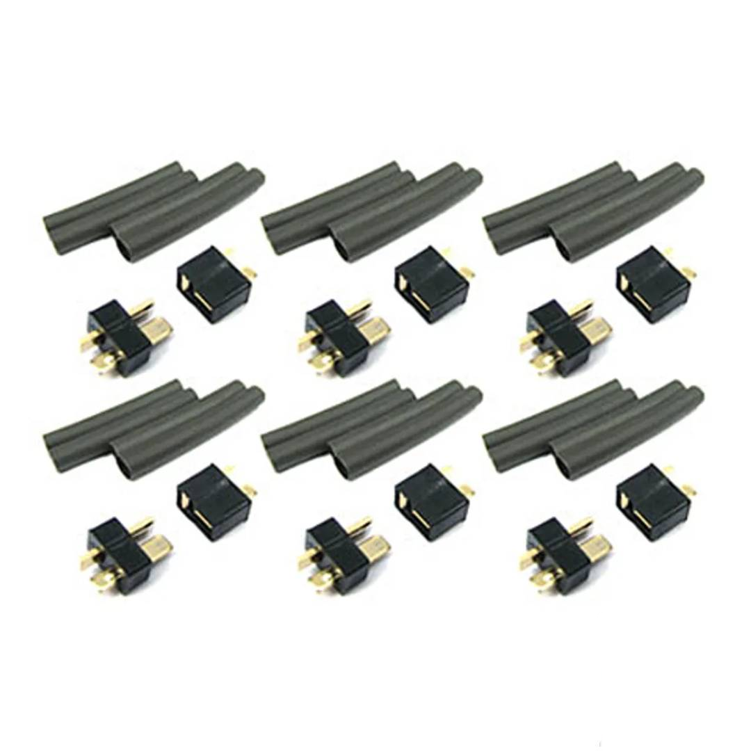 King Arms Mini T-Type Battery Plug (6 Pcs Bulk Pack)