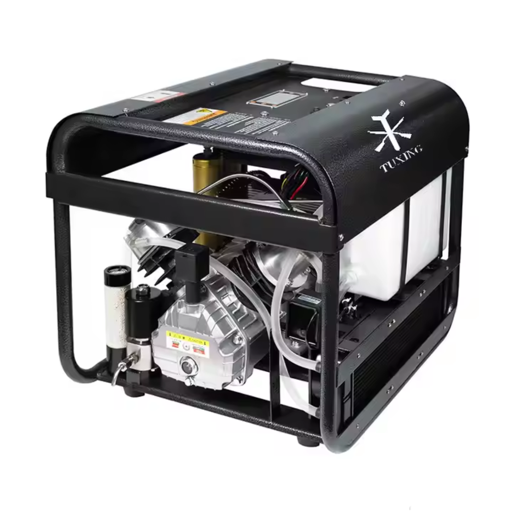 TUXING LCD Display Double-Cylinder Air Compressor
