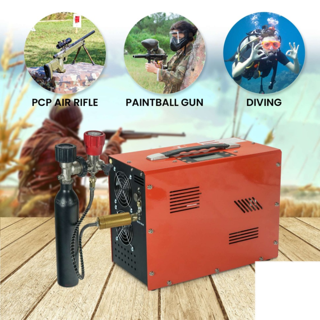 TUXING High Quality Auto Stop 4500psi Paintball PCP 12v Air Compressor