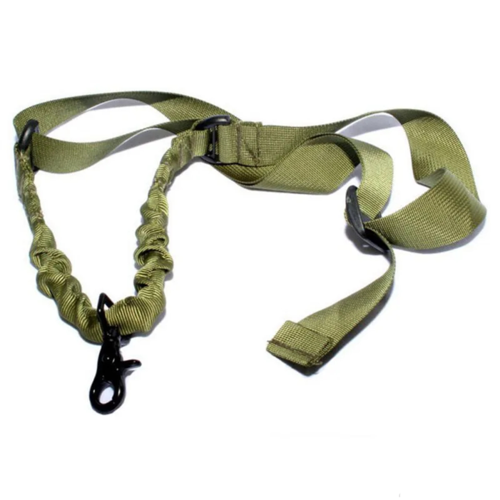 Gun rope harness safety rope