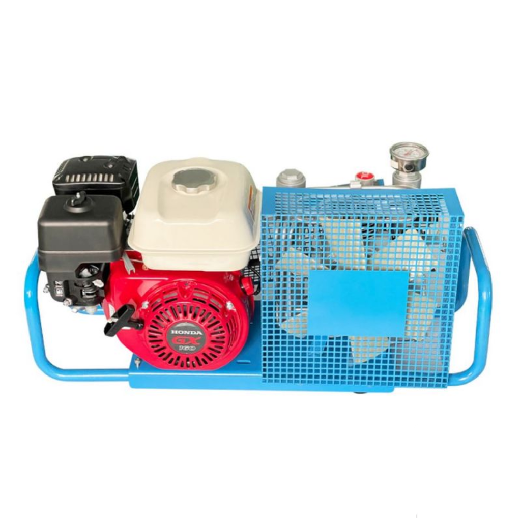 TUXING Gasoline Drive Auto Stop 4500Psi 300Bar High Pressure Compressor