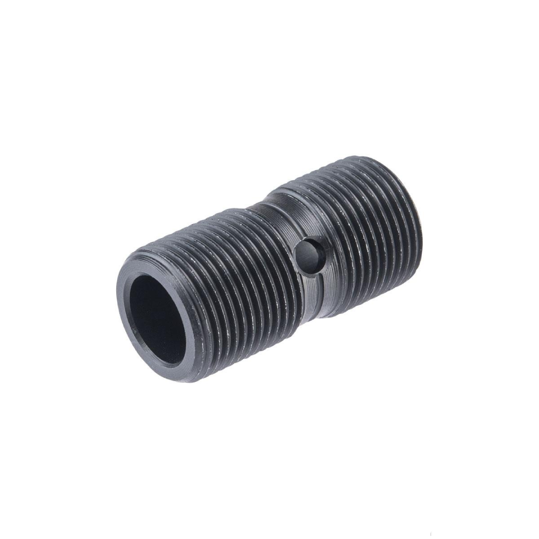 Cyma Aluminum Airsoft Thread Out Adapter (14mm- to 14mm+)