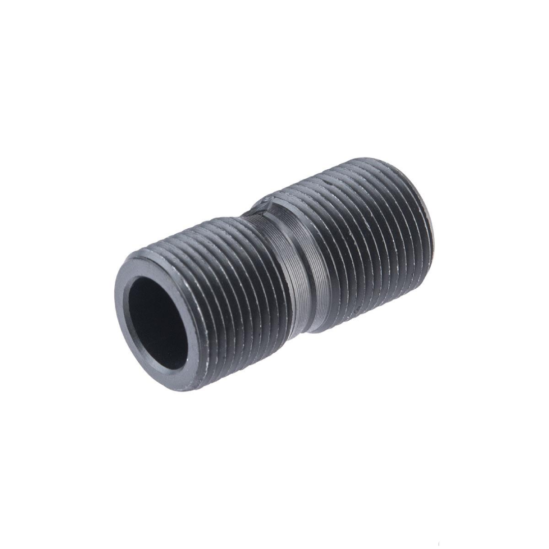 Cyma Aluminum Airsoft Thread Out Adapter (14mm- to 14mm+)