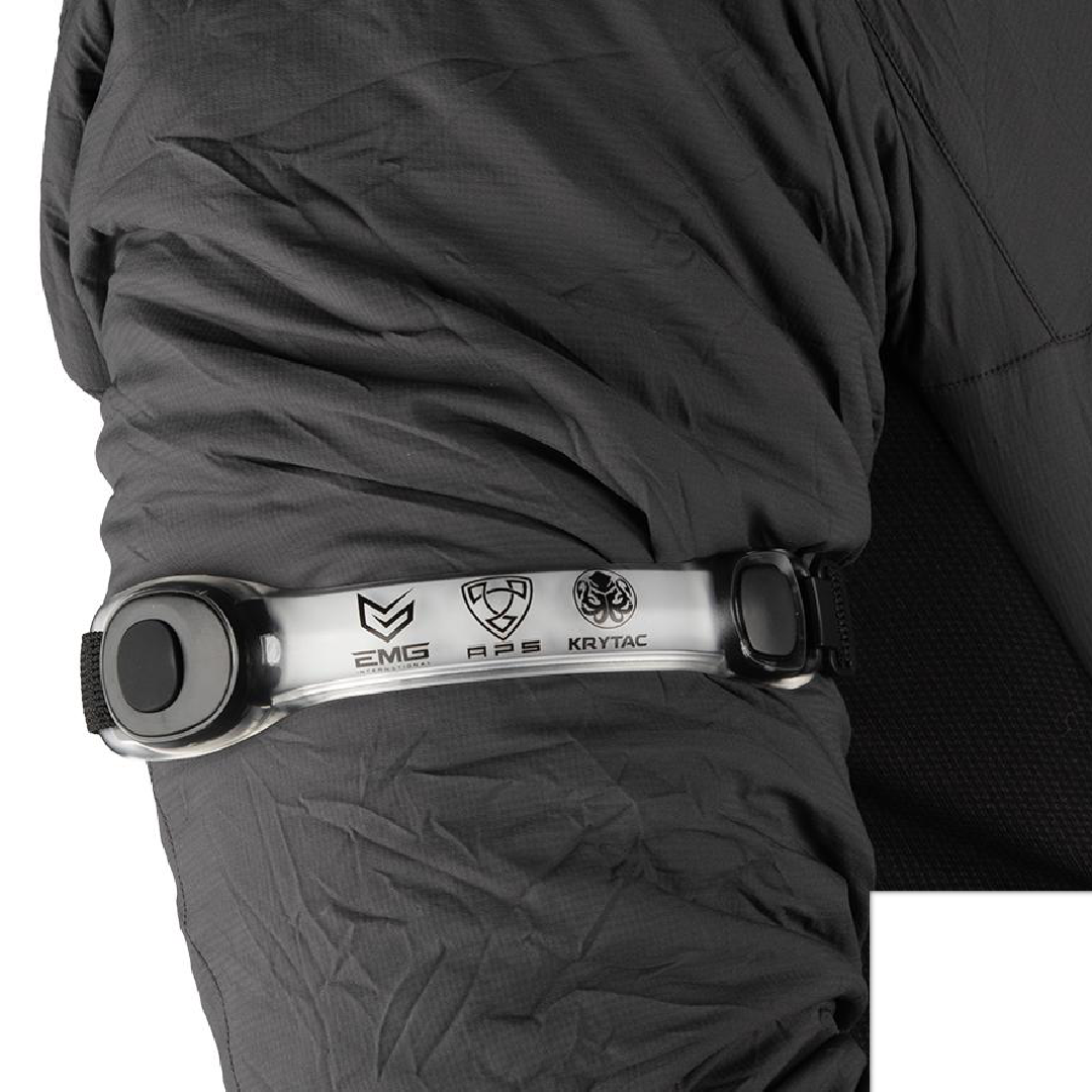 EMG Airsoft Nation Arm Band IFF LED Markers (Model: Black)
