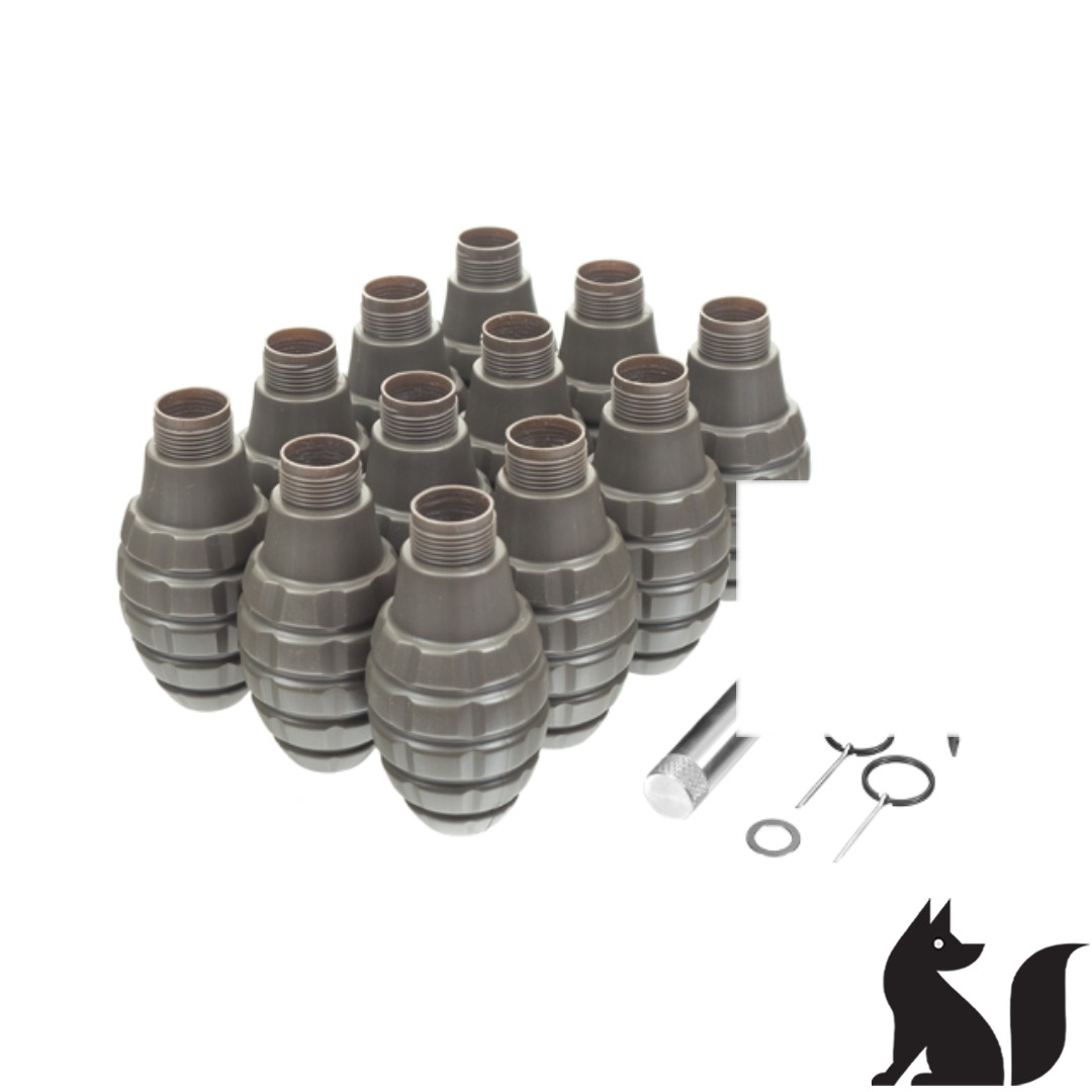 Thunder B Airsoft Co2 Simulation Grenade(Package: 12 Shell Set/Pineapple Shell)