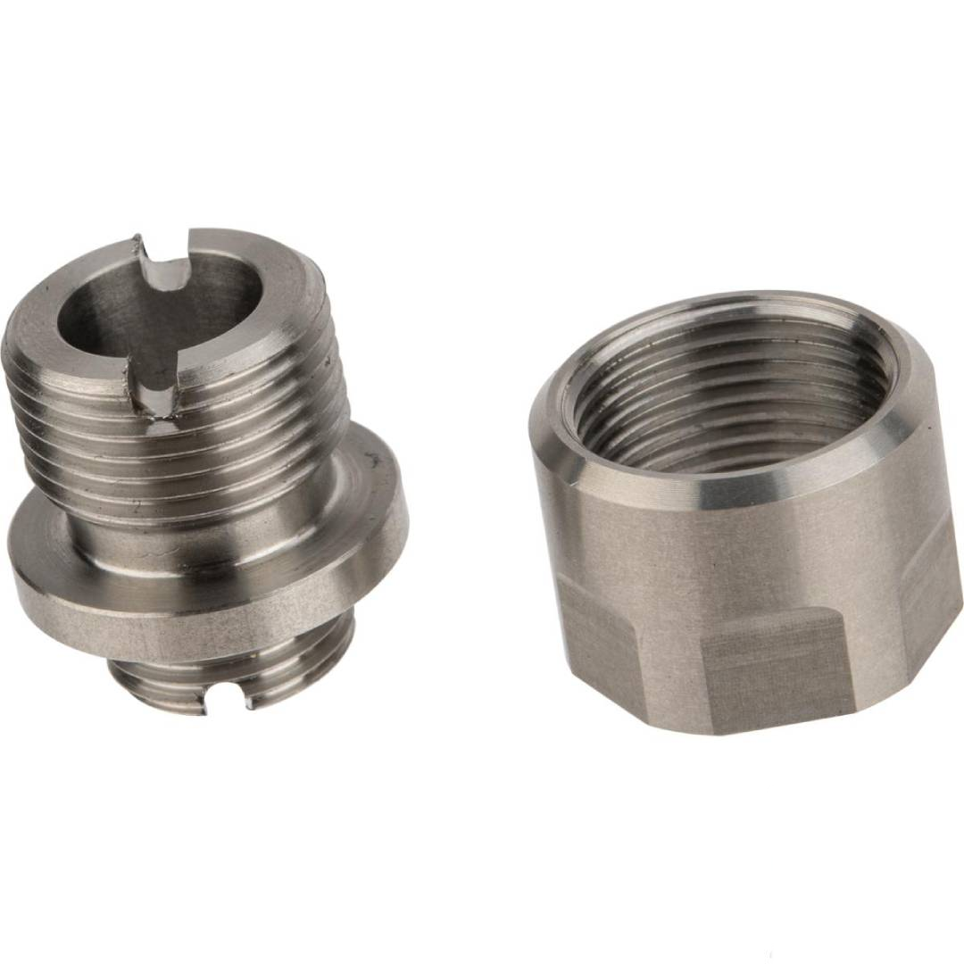 מתאם משתיק CNC מנירוסטה מבית CowCow Technology