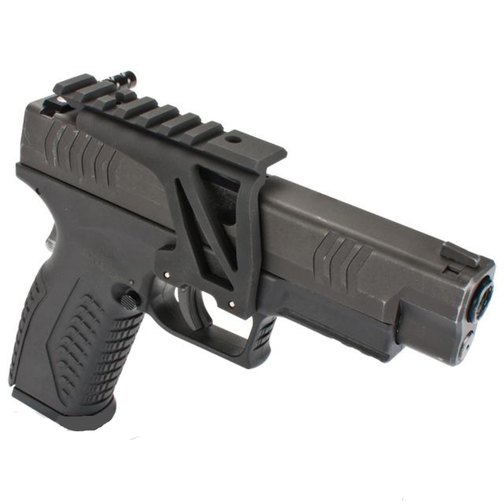 WE-Tech Scope Mount Rail w/ Charging Handle for XDm Series Airsoft GBB Pistols