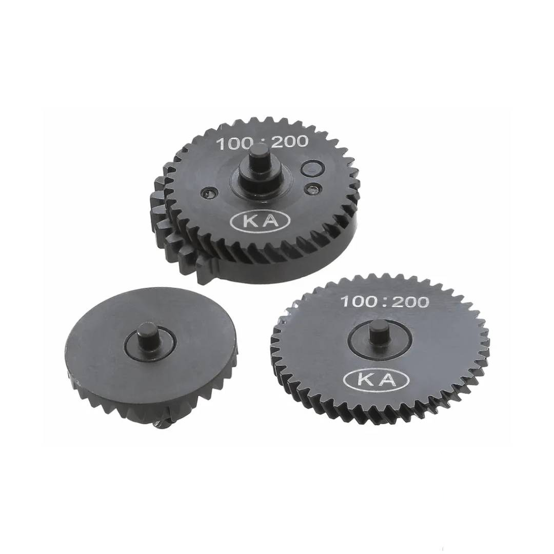 King Arms 100:200 HQA Steel High Torque Helical Gear Set