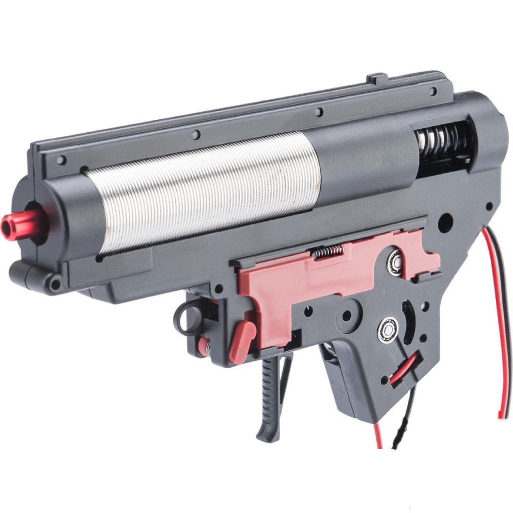 ZCI Reinforced 8mm Ver.2 Complete Gearbox w/ Flat Trigger & QD Spring Change for
