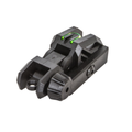 SRC plastic fiber optic folding rear sight mount for 20mm rail