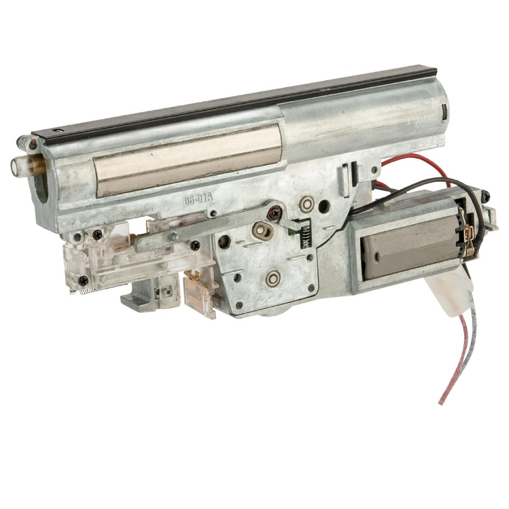 Complete Reinforced Gearbox with Motor for P90 Series Airsoft AEG