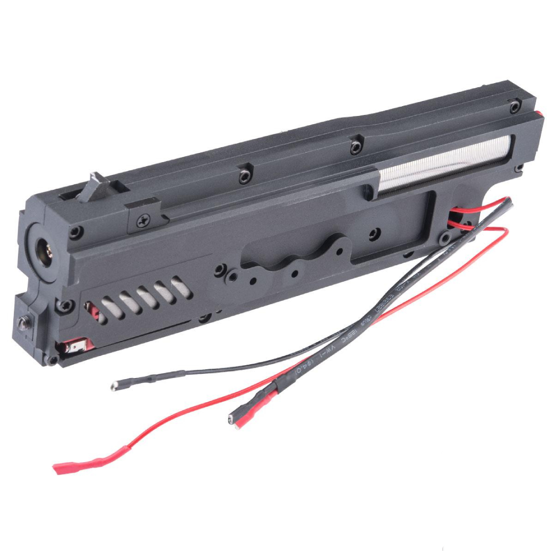 ZCI CNC Aluminum 8mm Gearbox for M249 Series Airsoft AEG LMGs