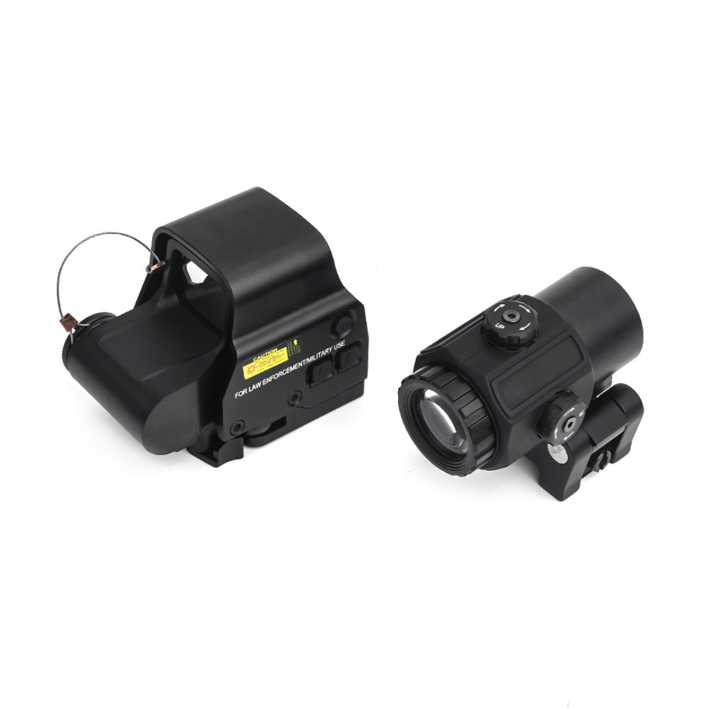 HHS Red/Green Holographic Hybrid Sight – EXPS with G43 Magnifier