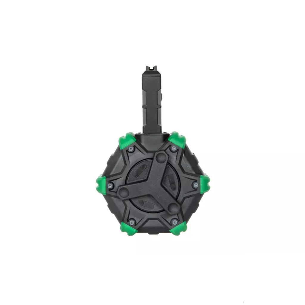 350rd Drum Green Gas Magazine for WE M4/M16 GBBR Replicas