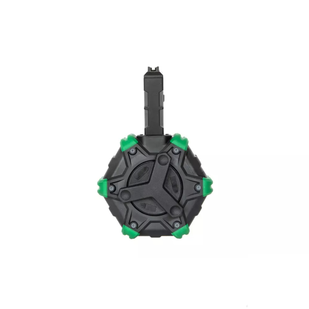 350rd Drum Green Gas Magazine for WE M4/M16 GBBR Replicas