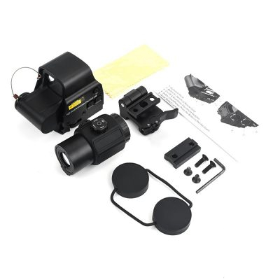 HHS Red/Green Holographic Hybrid Sight – EXPS with G43 Magnifier