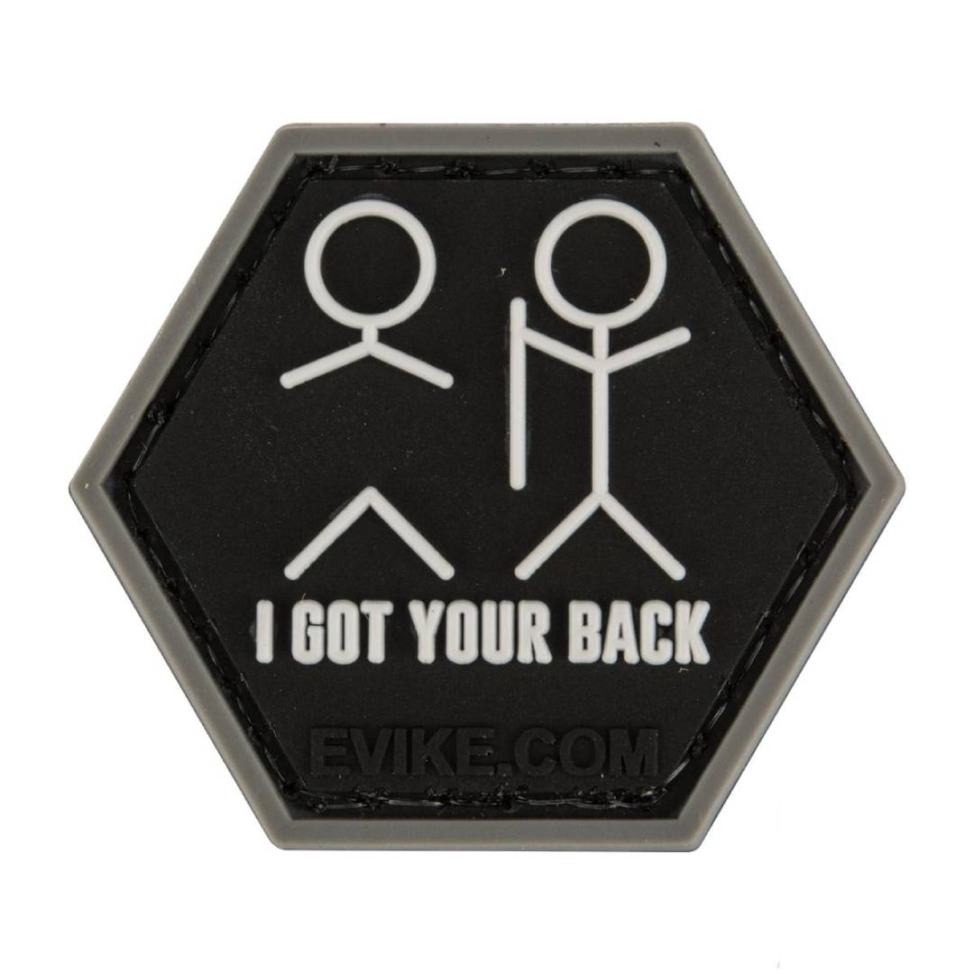 "Operator Profile PVC Hex Patch" Catchphrase Series 1 (Style: I Got Your Back)