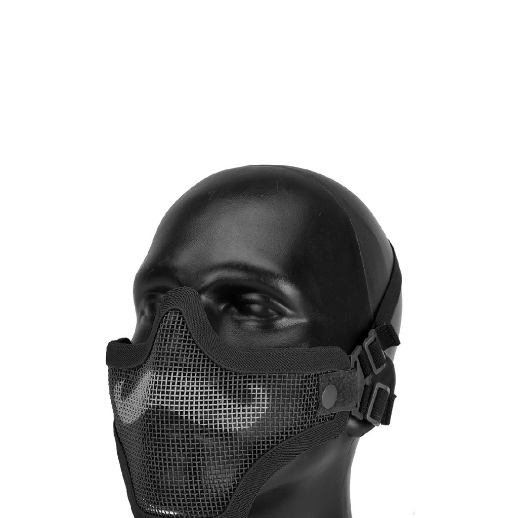 6mmProShop Iron Face Carbon Steel Mesh "Moustache" Lower Half Mask