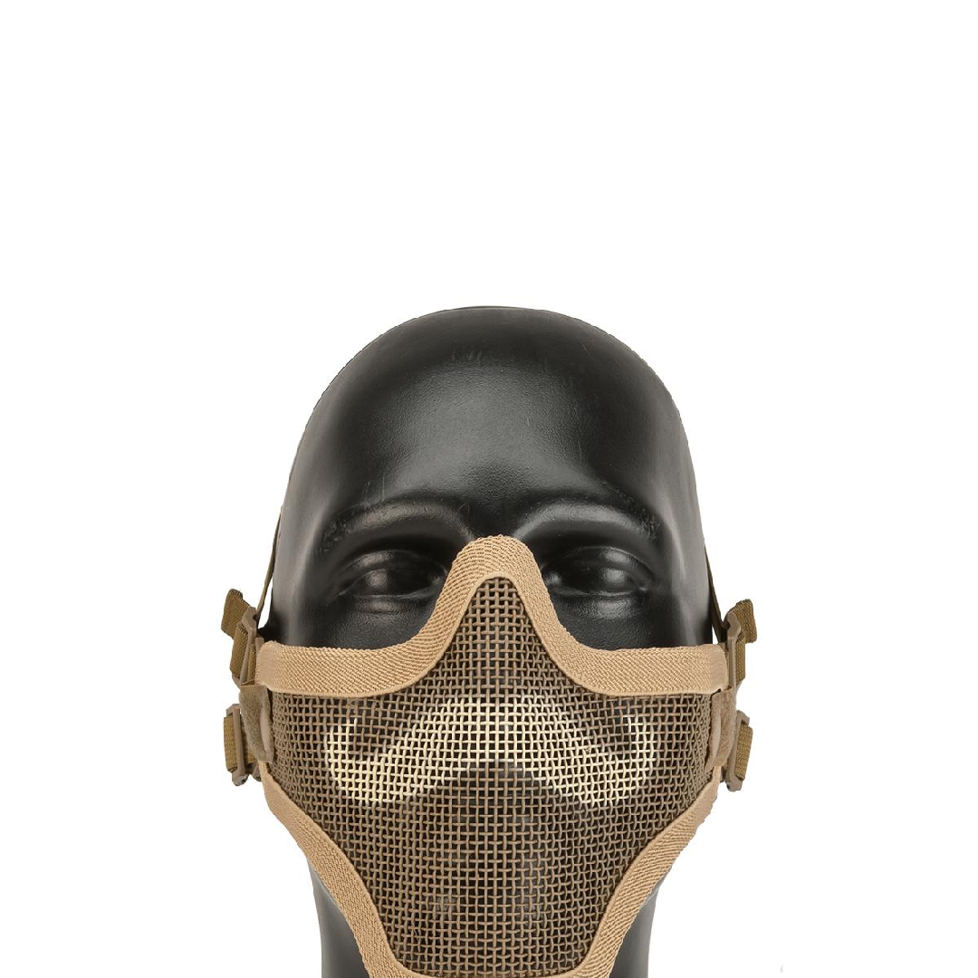 6mmProShop Iron Face Carbon Steel Mesh "Moustache" Lower Half Mask