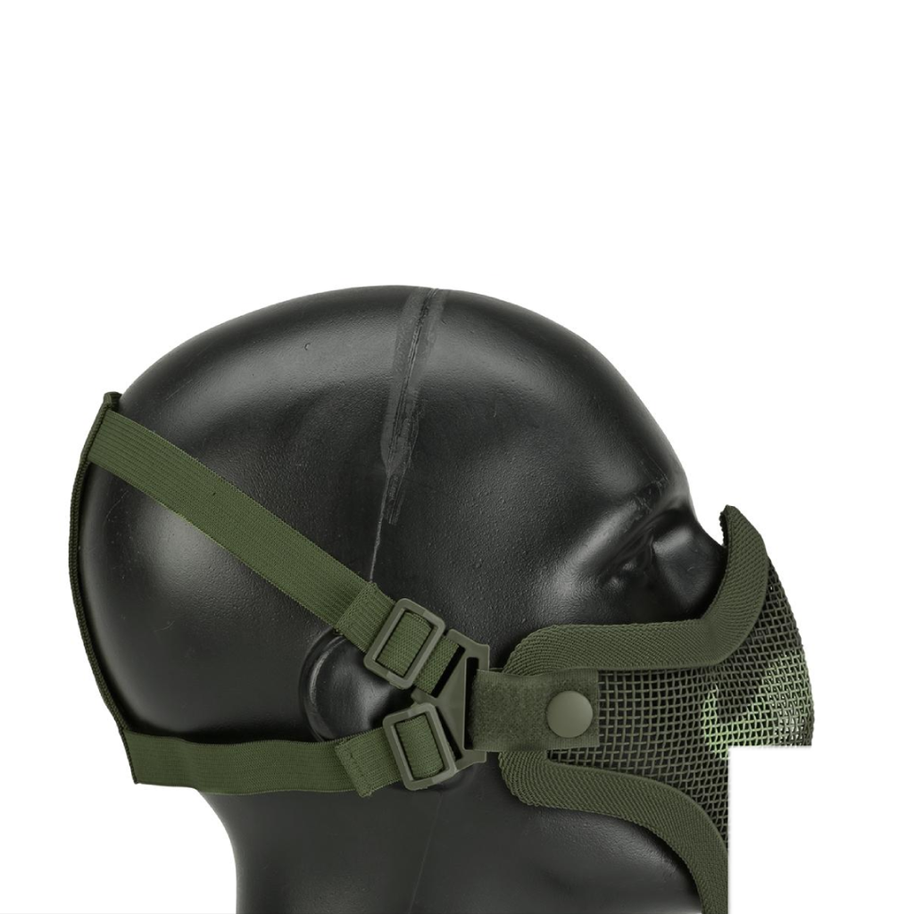 6mmProShop Iron Face Carbon Steel Mesh "Moustache" Lower Half Mask