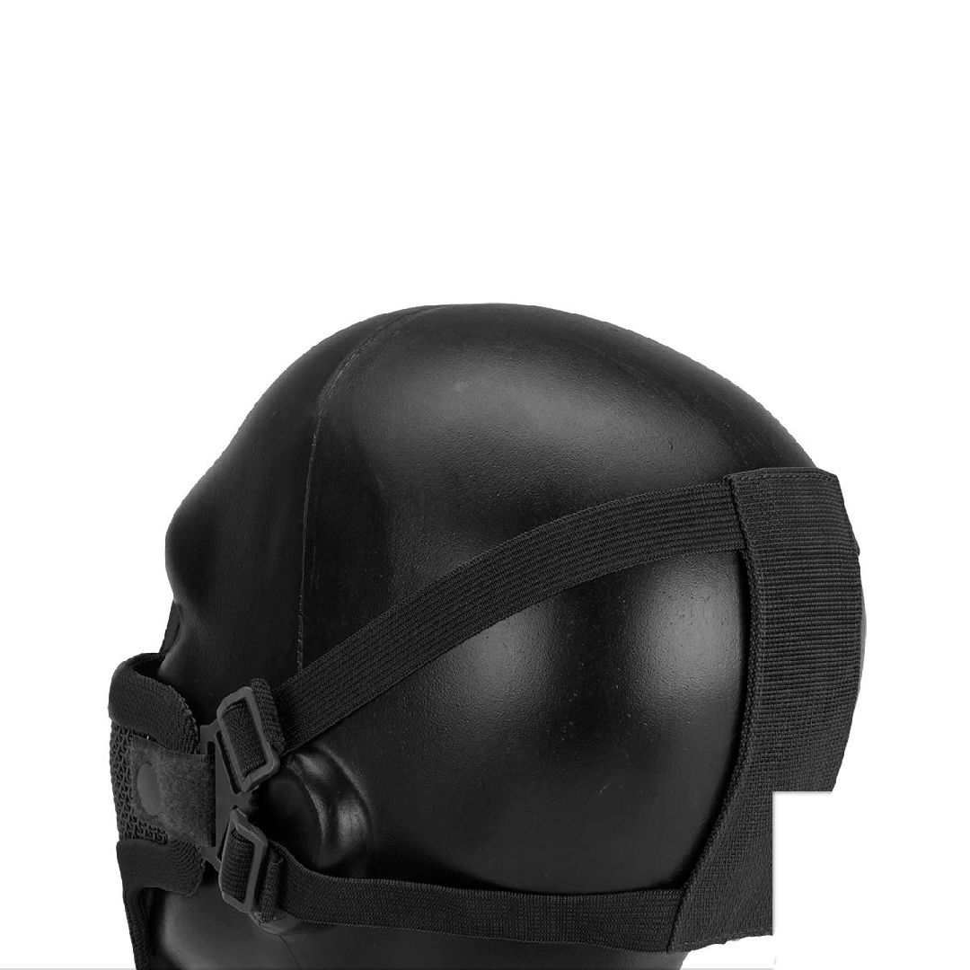 6mmProShop Iron Face Carbon Steel Mesh "Moustache" Lower Half Mask