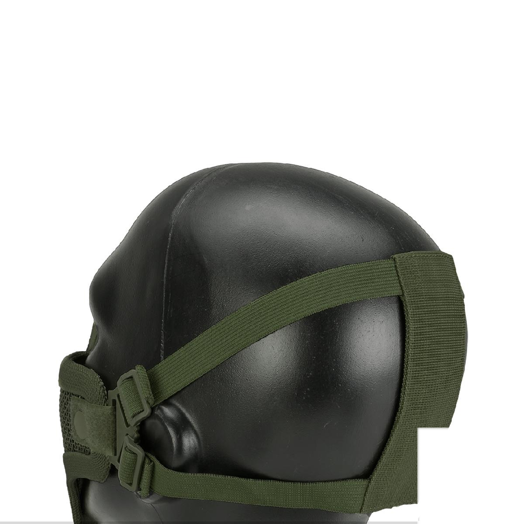 6mmProShop Iron Face Carbon Steel Mesh "Moustache" Lower Half Mask