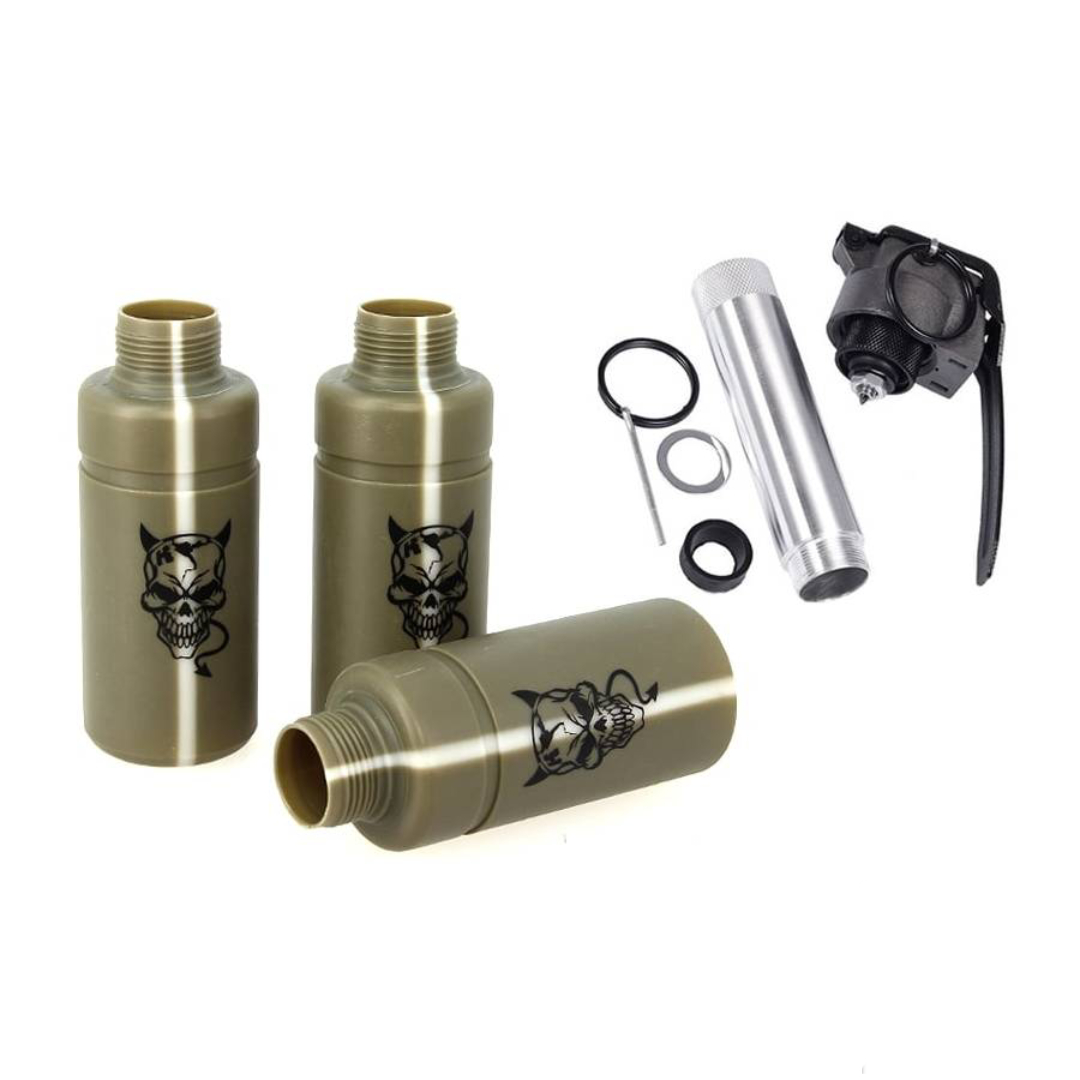THUNDER B DEVIL Airsoft Co2 Simulation Grenade SET 3PCS