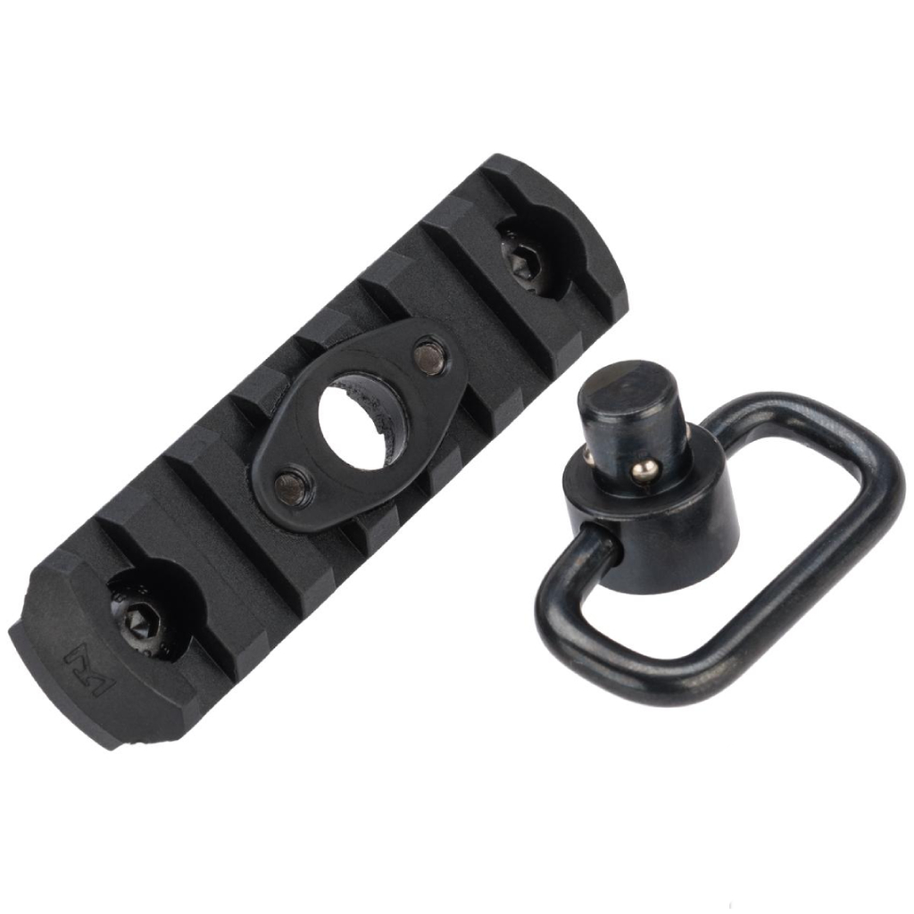 APS 7-Slot M-LOK Rail Segment w/ QD Sling Swivel