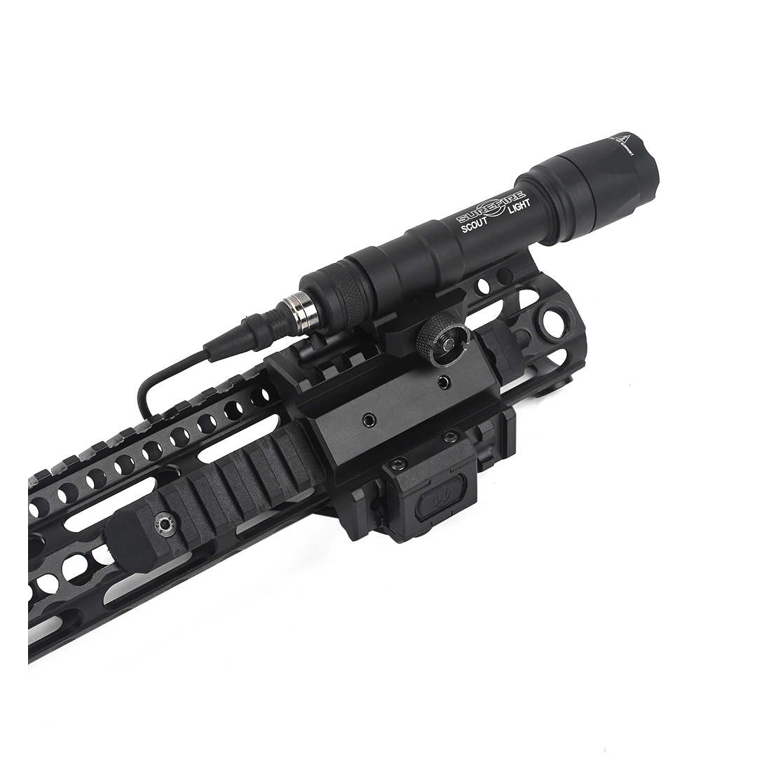 Dual Offset Rail Interface Mount Base