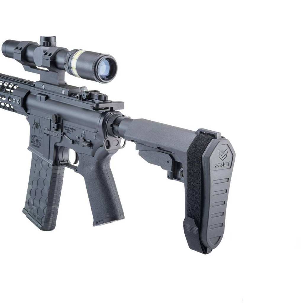 "Beta" Brace-Style Retractable Stock for M4 Series Airsoft Rifles