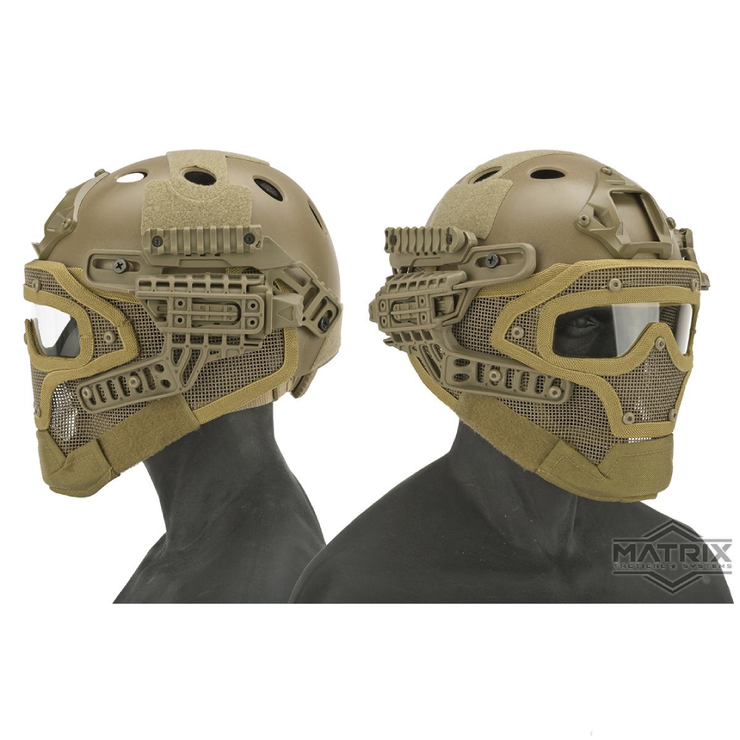 Matrix Legionnaire Full Head Coverage Helmet / Mask / Goggle Protective System