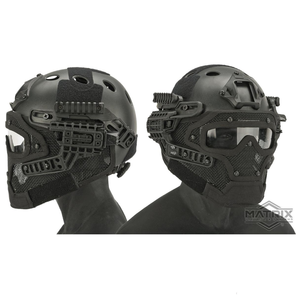 Matrix Legionnaire Full Head Coverage Helmet / Mask / Goggle Protective System