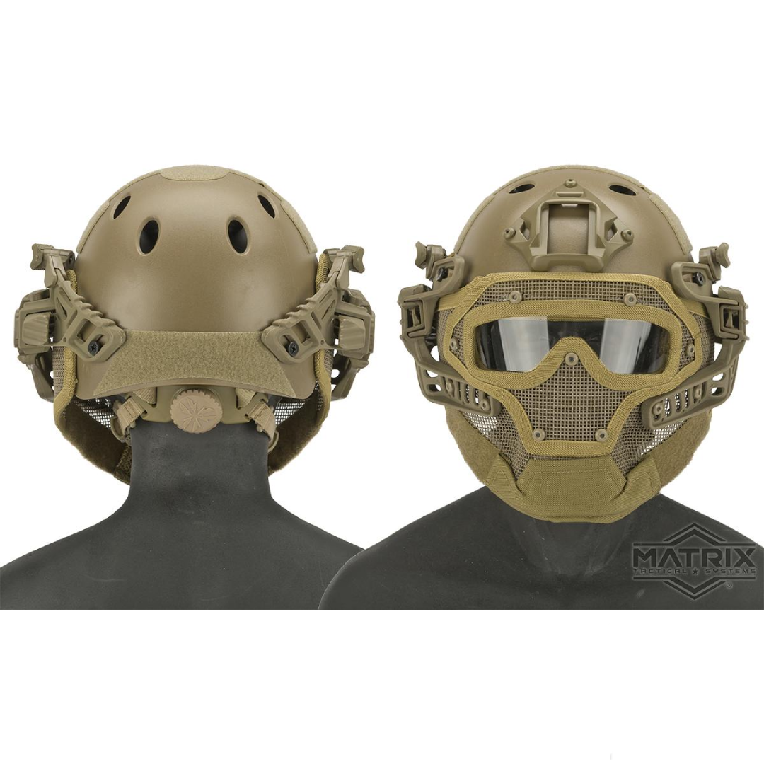Matrix Legionnaire Full Head Coverage Helmet / Mask / Goggle Protective System