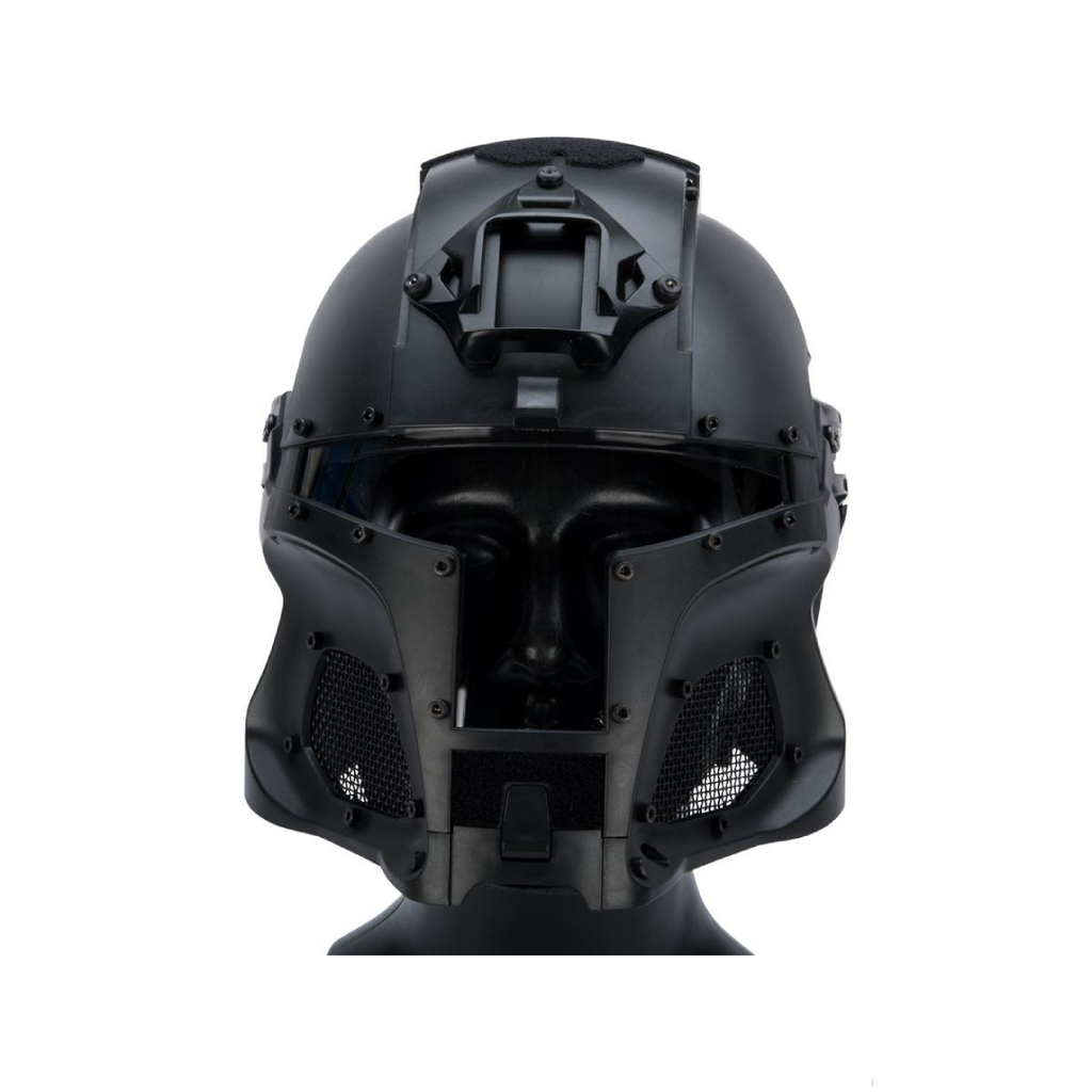 Medieval Iron Warrior Full Head Coverage Helmet / Mask / Goggle Protective